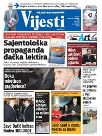 Vijesti - broj 6280, 19. sep 2015.