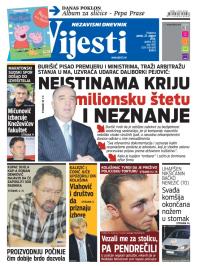 Vijesti - broj 5892, 22. avg 2014.