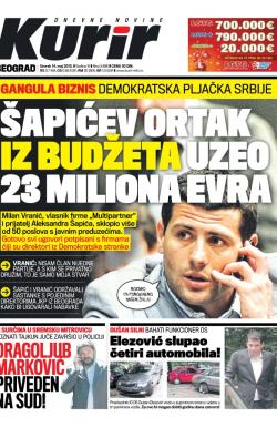 Kurir - broj 3458, 14. maj 2013.