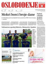 Oslobođenje - broj 25684, 29. maj 2018.