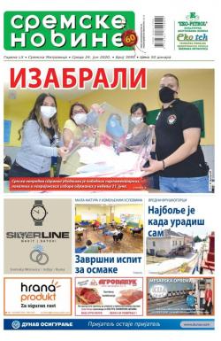 Sremske Novine - broj 3095, 24. jun 2020.