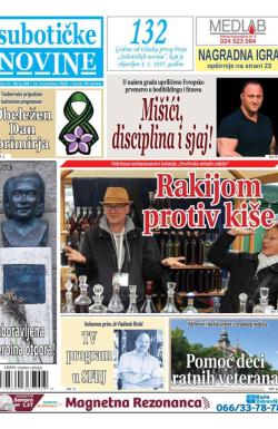Nove Subotičke novine - broj 448, 14. nov 2025.