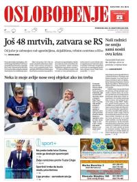 Oslobođenje - broj 26639, 22. mar 2021.