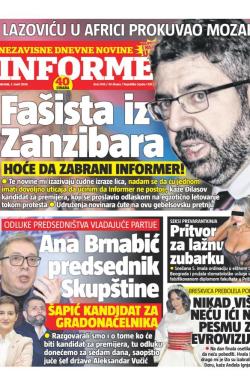 Informer - broj 3618, 7. mar 2024.