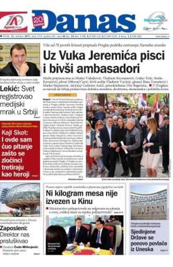 Danas - broj 7319, 13. okt 2017.