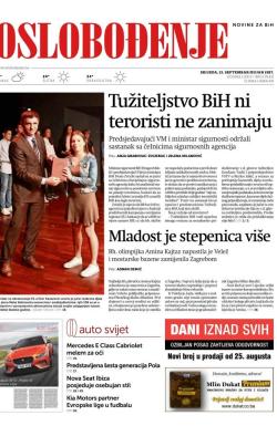 Oslobođenje - broj 25431, 13. sep 2017.
