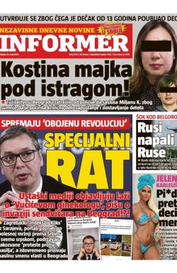 Informer - broj 3374, 23. maj 2023.