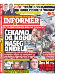 Informer - broj 3645, 8. apr 2024.