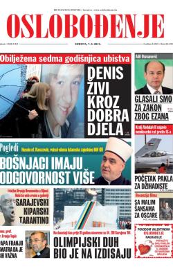Oslobođenje - broj 24.494, 7. feb 2015.