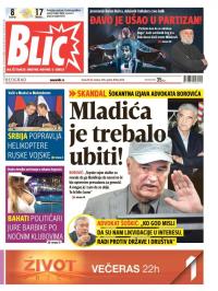 Blic - broj 6720, 28. okt 2015.