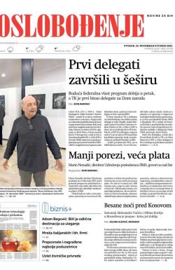 Oslobođenje - broj 27154, 22. nov 2022.