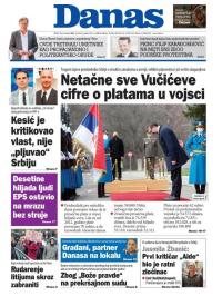 Danas - broj 8843, 15. dec 2021.