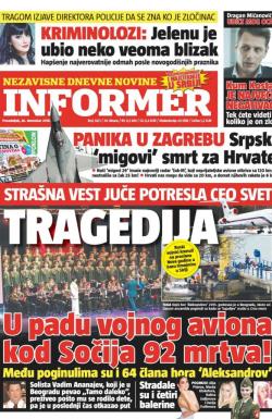 Informer - broj 1421, 26. dec 2016.
