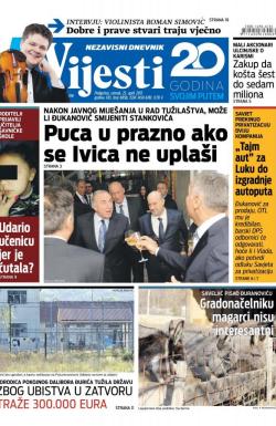 Vijesti - broj 6858, 25. apr 2017.