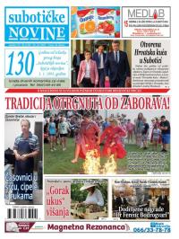 Nove Subotičke novine - broj 326, 30. jun 2023.