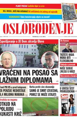Oslobođenje - broj 24.621, 14. jun 2015.