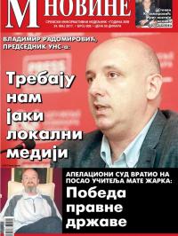 M Novine, Sr. Mitrovica - broj 805, 24. maj 2017.