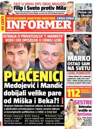 Informer CG - broj 592, 14. apr 2014.