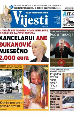 Vijesti - broj 6576, 16. jul 2016.