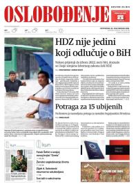 Oslobođenje - broj 26741, 22. jul 2021.