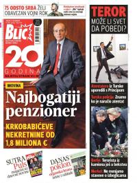 Blic - broj 7134, 21. dec 2016.