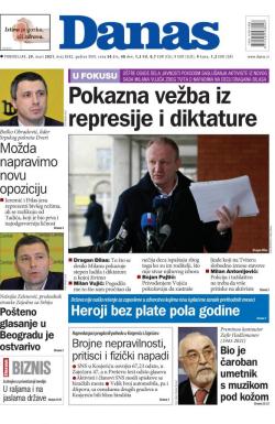 Danas - broj 8582, 29. mar 2021.