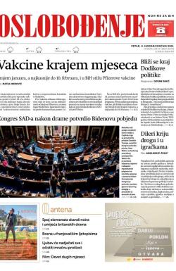 Oslobođenje - broj 26578, 8. jan 2021.