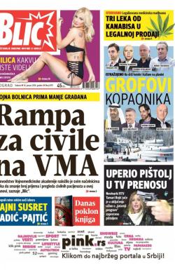 Blic - broj 6797, 16. jan 2016.