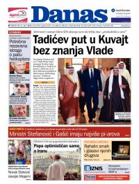 Danas - broj 6398, 6. apr 2015.
