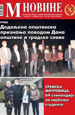 M Novine, Sr. Mitrovica - broj 989, 2. dec 2020.