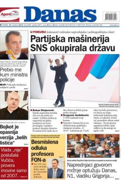 Danas - broj 8065, 29. okt 2019.