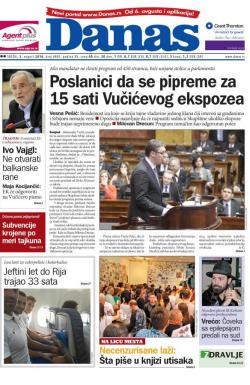 Danas - broj 6883, 3. avg 2016.