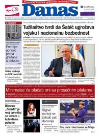 Danas - broj 6924, 13. sep 2016.