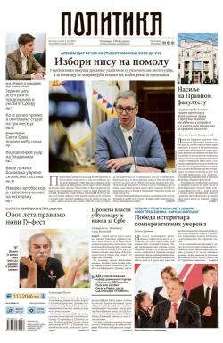Politika - broj 40047, 3. jun 2025.