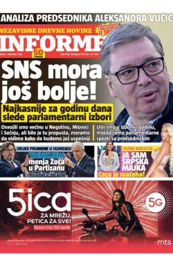 Informer - broj 4149, 2. dec 2025.