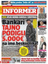 Informer CG - broj 1149, 10. feb 2016.