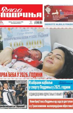 Glas Podrinja - broj 4073, 9. jan 2026.