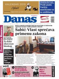 Danas - broj 7754-7755, 22. dec 2018.