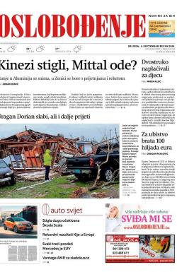 Oslobođenje - broj 26138, 4. sep 2019.