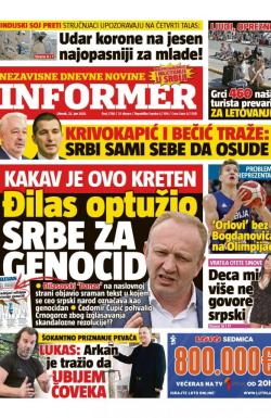 Informer - broj 2788, 22. jun 2021.