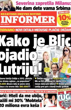 Informer - broj 385, 9. avg 2013.