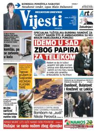 Vijesti - broj 6012, 20. dec 2014.