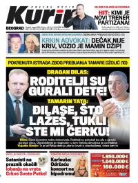 Kurir - broj 3545, 9. avg 2013.