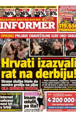 Informer - broj 1719, 15. dec 2017.