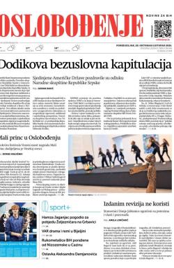 Oslobođenje - broj 28044, 20. okt 2025.