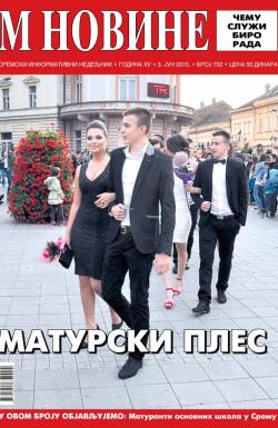 M Novine, Sr. Mitrovica - broj 702, 3. jun 2015.