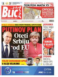 Blic - broj 6723, 31. okt 2015.