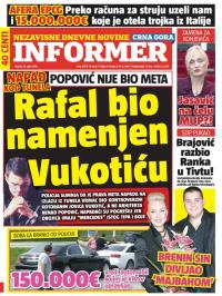 Informer CG - broj 1207, 19. apr 2016.