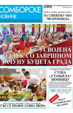 Somborske novine - broj 3663, 6. sep 2024.