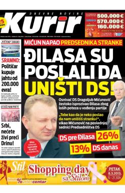 Kurir - broj 3394, 8. mar 2013.
